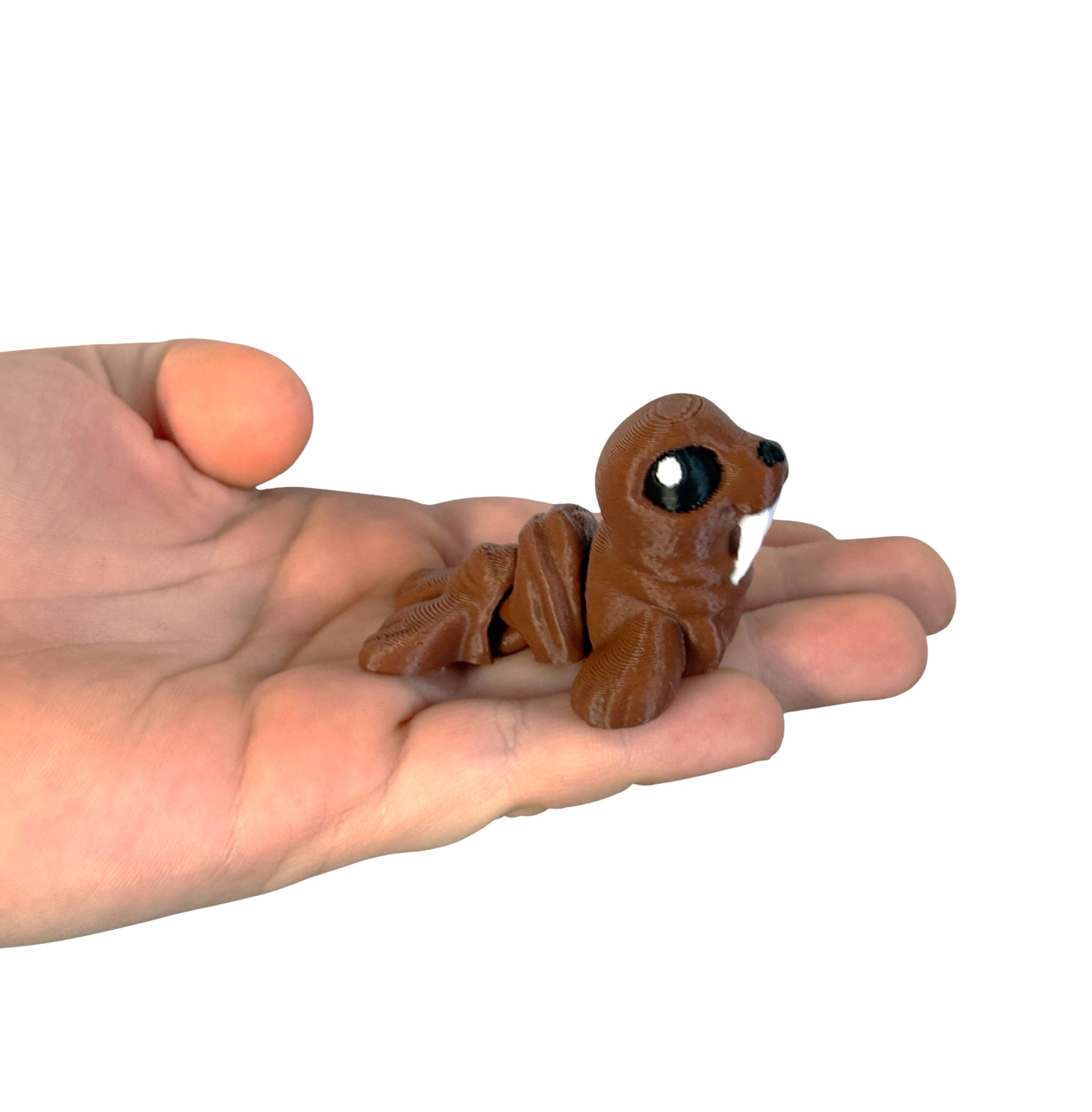 Słodki Mors Arktyczny Minimals 3D – przegubowa, ruchoma mini figurka, zabawka - obrazek 2