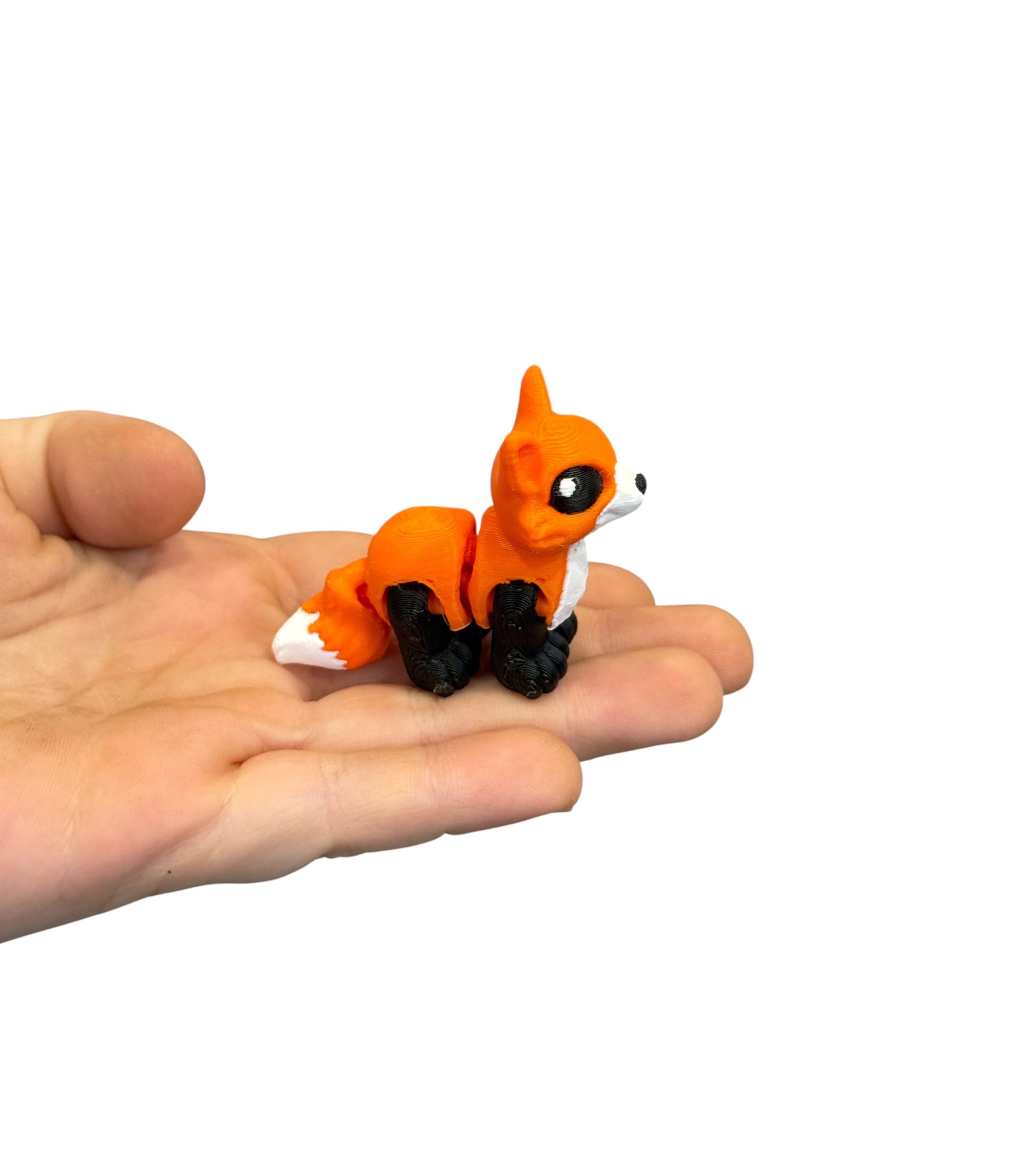 Słodki Lis, Lisek Minimals 3D – ruchoma mini figurka, kolekcja, zabawka - obrazek 3