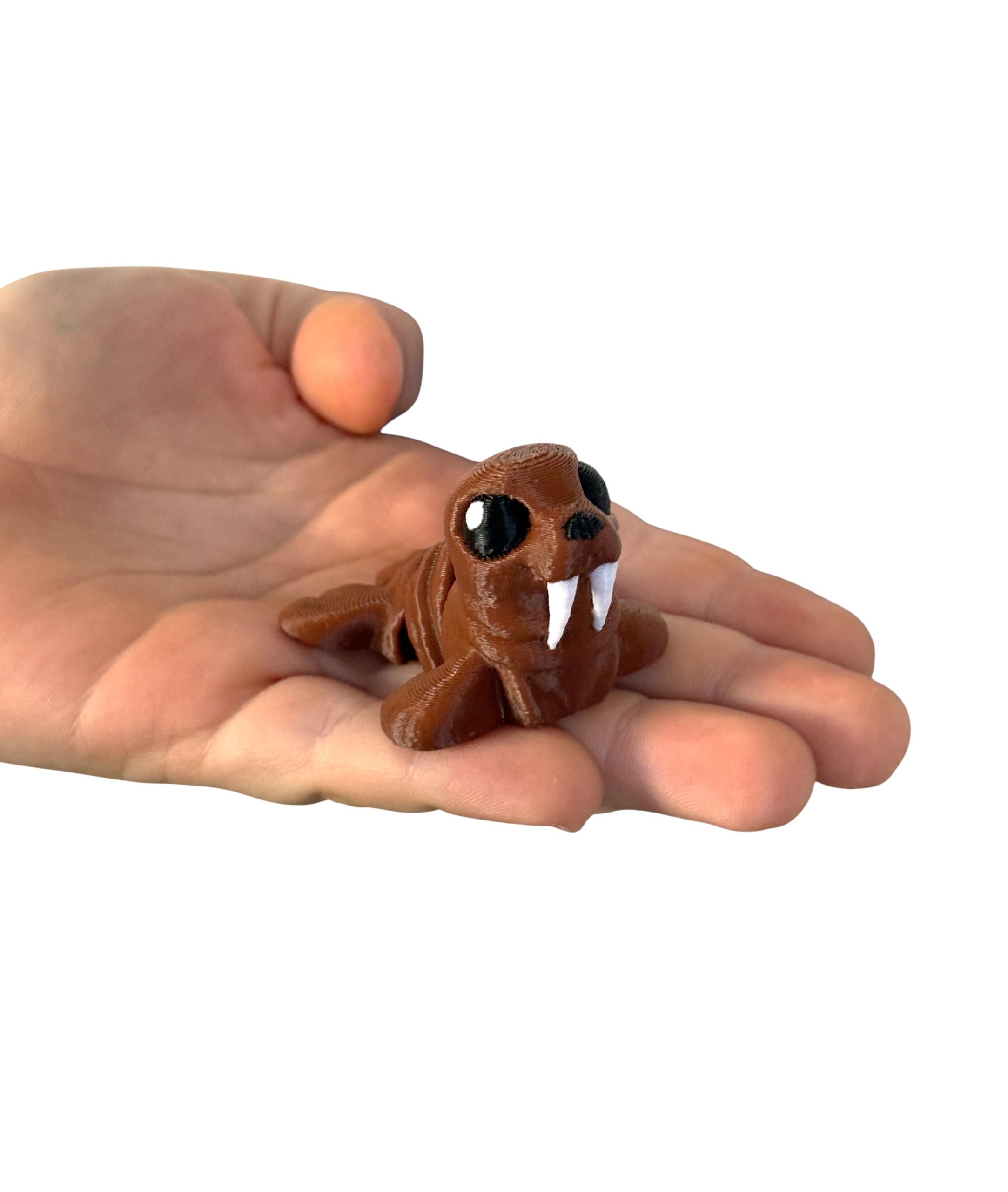 Słodki Mors Arktyczny Minimals 3D – przegubowa, ruchoma mini figurka, zabawka