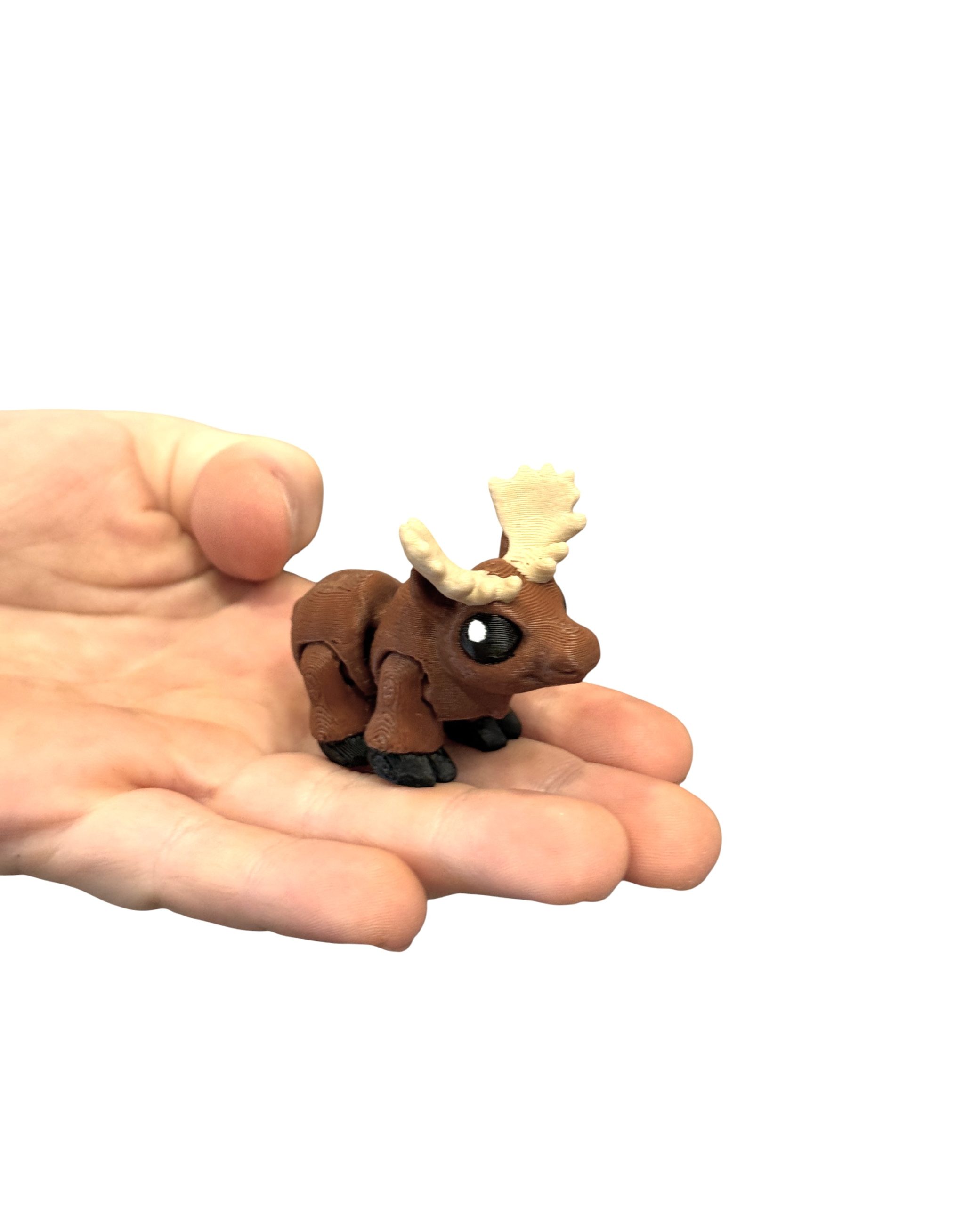 Słodki Łoś Minimals 3D – ruchoma mini figurka, kolekcja, zabawka - obrazek 4